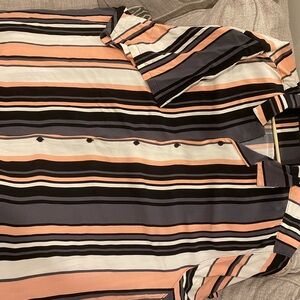 Multicolor big and tall dress shirt